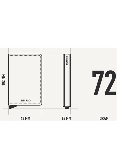 Slimwallet crisple black SECRID | SC-CRISPLEBLACK
